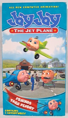 Jay Jay The Jet Plane Friends Take Flight 2002 VHS Kids Animated TV Show OOP