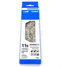 Shimano CN-HG901-11 11 velocità 116L XTR / Dura Ace / E-Bike con catena Quick-Link nuova con scatola