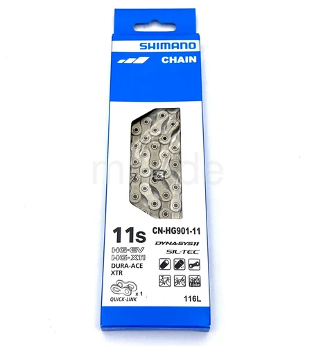 Shimano CN-HG901-11 11-speed 116L XTR / Dura Ace / E-Bike w/Quick-Link Chain NIB