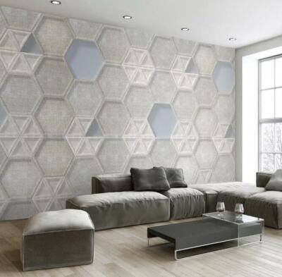 3D Simple Hexagon 22491NA Wallpaper Wall Murals Removable Wallpaper Fay
