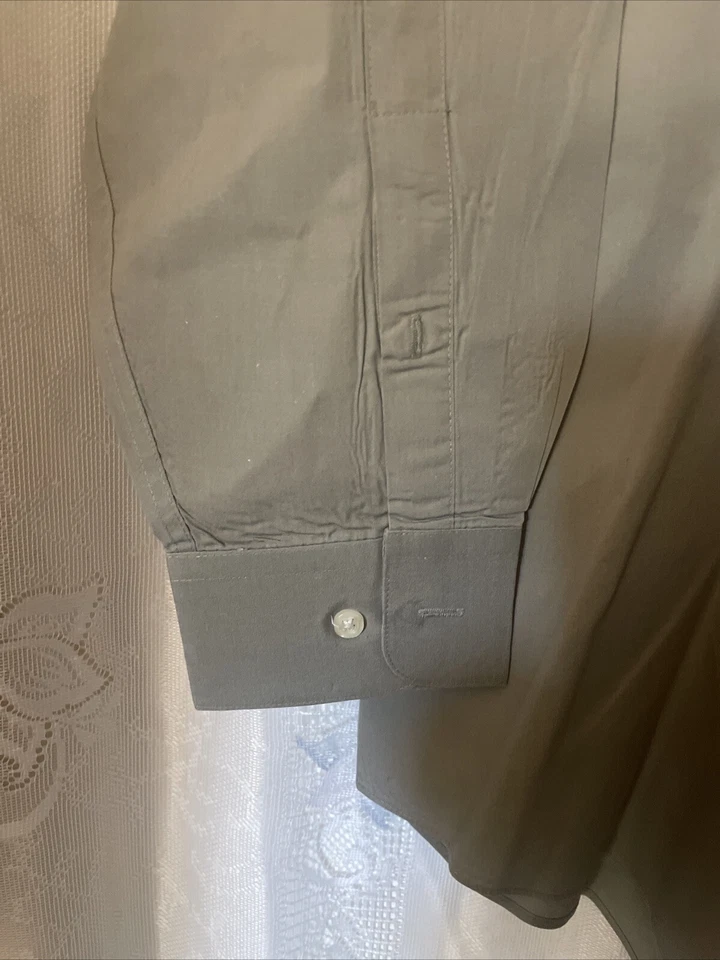 Giorgio Brutini manga larga abotonada talla M 15-15 1/2 - 32/33 Foto 4 de 4