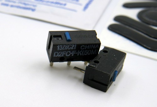 2x Omron 50 Mio Klick Schalter + 1 Set Mausfüße für Logitech G604 Gaming-Maus - Bild 6 von 6