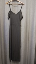 Boohoo Size 12 Olive Green Summer Dress