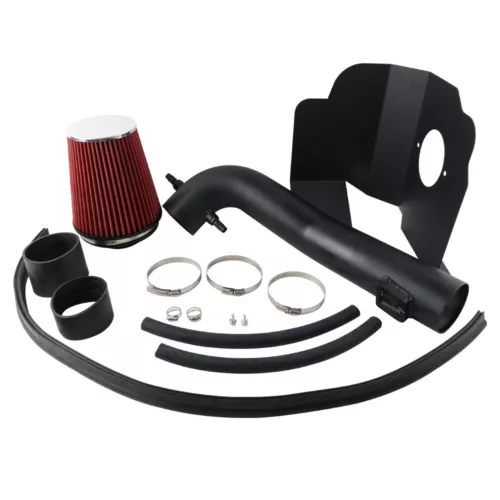 Black Cold Air Intake System Heat Shield for 14-18 Chevy GMC 1500 5.3L 6.2L V8 - Picture 3 of 11