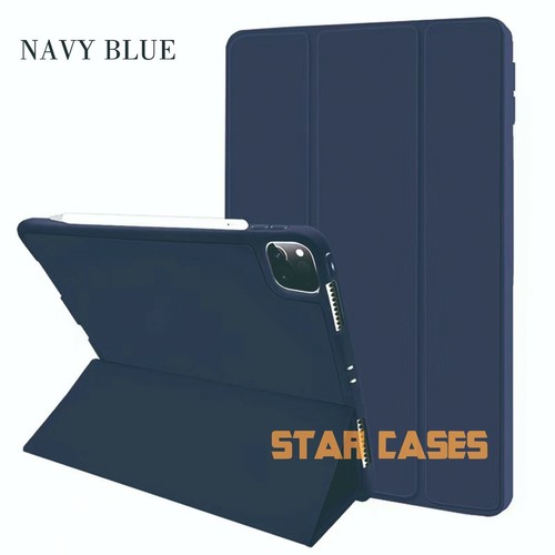 iPad Pro12.9 2018/2020/2021 Smart Silicone iPad Case Flip Cover&Pen Holder - Picture 15 of 18