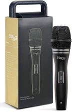  Stagg SDM90 Professional cardioid dynamic DC90 Cartridge VOCAL Microphone w/cas