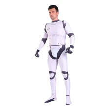 Star Wars Imperial Stormtrooper Jumpsuit Adult & Kids Cosplay Costume Halloween