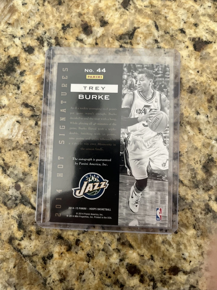 2014-15 Panini Hoops Hot Signatures Auto #44 Trey Burke Utah Jazz - Image 2 of 2