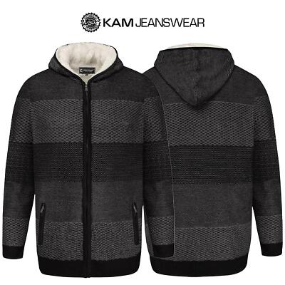 Mens Hoodie Plus Size with Zipper Pockets Winter Sweatshirt for Men, 2XL to 8XL