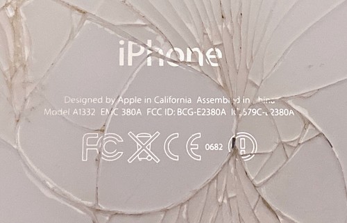 Apple IPHONE 4 With Display Damage White 16GB - Picture 7 of 8