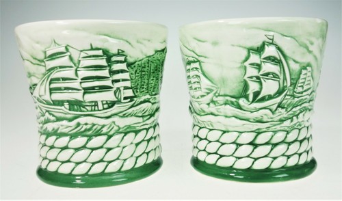 2 Cutty Sark Cups Gläser '98 Maritim Galeonen Schiffe Segelboote Cocktail Clipper - Bild 2 von 6