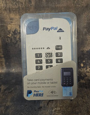 PayPal Here Card Reader M003 Chip Pin White Payment Terminal Bluetooth USED