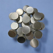 Tosnail 60pc - 1/2 Oz Tin Containers with Lids, Metal Lip Balm Containers