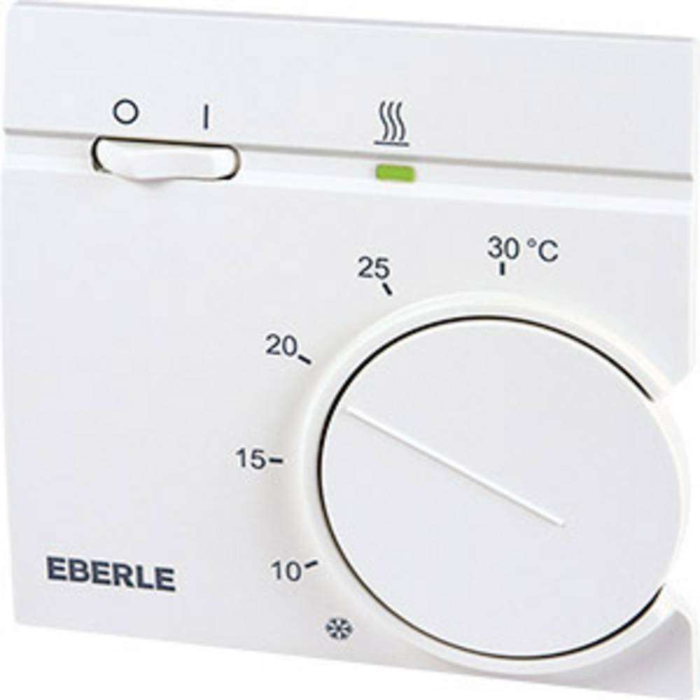 Thermostat d'ambiance Eberle RTR 9725 blanc pour chauffage
