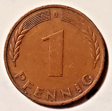 W# 1 Pfennig  Deutschland 1970 D Umlaufgeld M&uuml;nze Coin Geld,