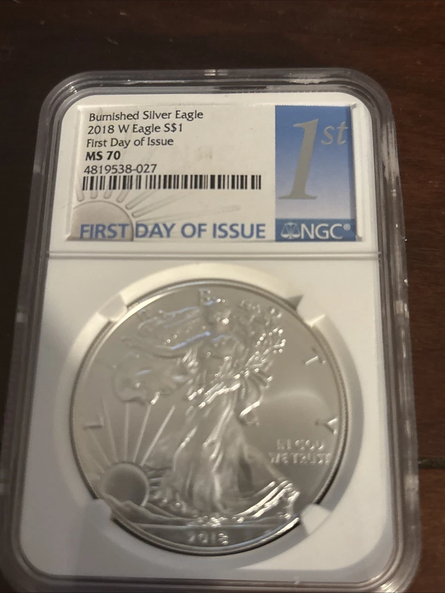 American Eagle MS 70 Graded 2018 Silver Bullion Coins for sale | eBay