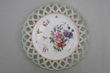 Teller mit Blumen und Insekten, Hutschenreuther , um 1880
