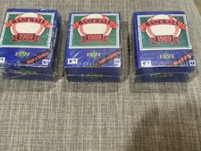 3 LEFT—Three 1989 Upper Deck Baseball  Cards High Number Series Factory Sealed