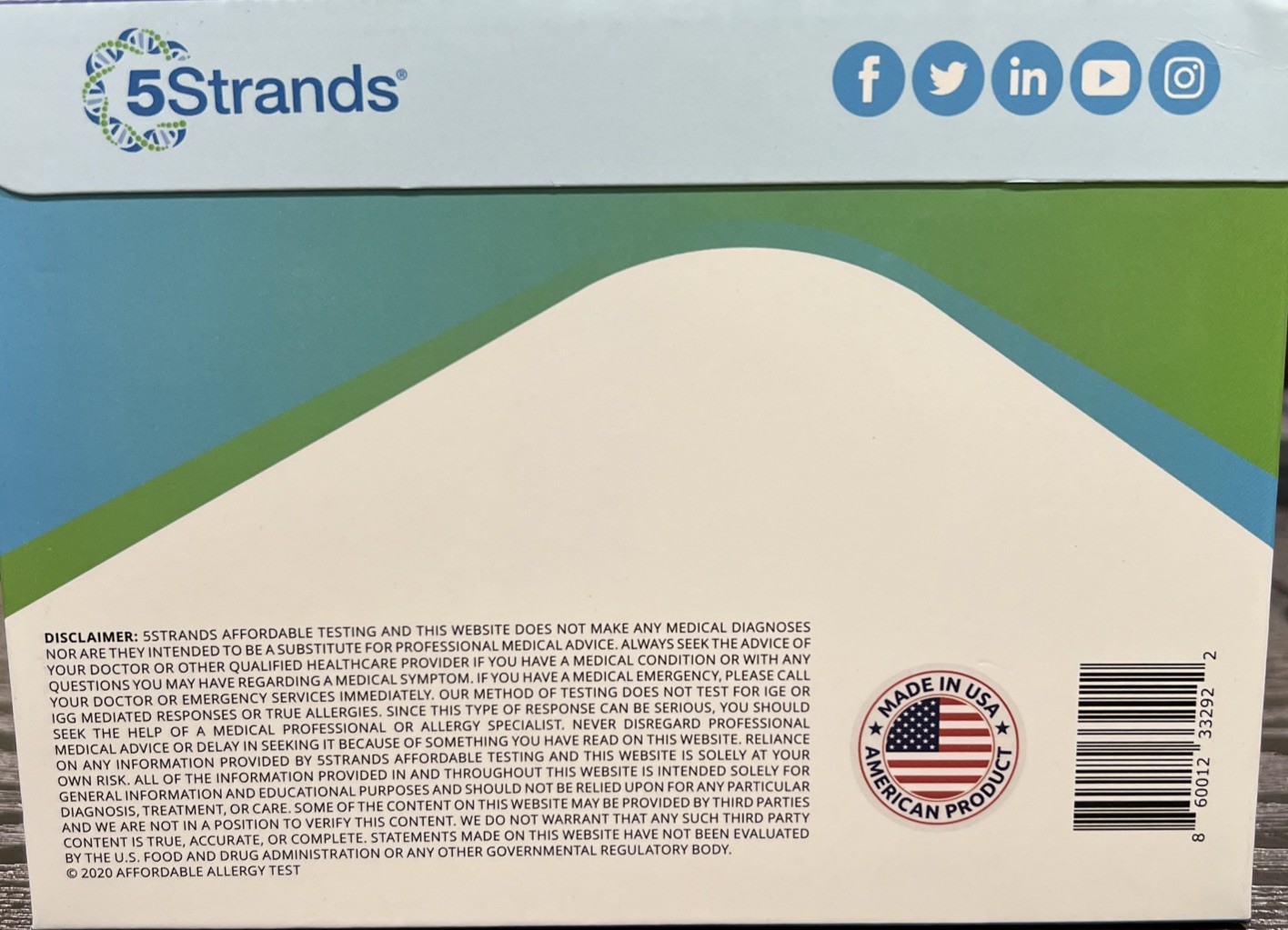 5Strands Nutrition Imbalance Test 83 Vitamins Minerals Amino Acid Imbalances ...