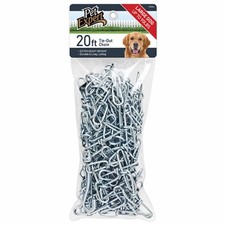 Dog Tie Out Chain, Extra Heavy, 20-Ft. - PE223864
