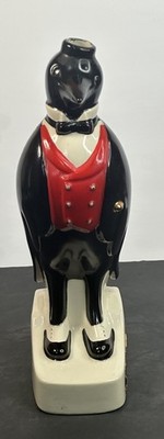 Old Crow Kentucky Straight Bourbon Ceramic Decanter Bottle Vintage (No Top Hat)