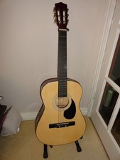 Childs Guitar With Shoulder Strap And Stand