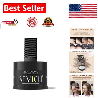 Medium Brown Hairline Powder for Instant Gray Coverage - Windproof & Sweatproof