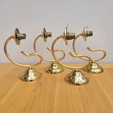 4 Brass Effect Wall Light Fittings Unusual Italian Shabby Chic Up/Down Lighter