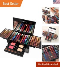 Vibrant 190 Colors Makeup Set - Long-lasting, Waterproof Eyeshadow Blush Kit