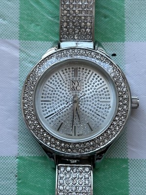 NY&C Rhinestone Accented Women s Quartz Watch