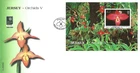 2004 Jersey - Jersey Orchids (5th series) Miniature Sheet First Day Cover