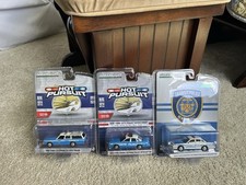 Set of 3 Greenlight Hot Pursuit NYC/NYPD Crown Victoria Police Interceptors