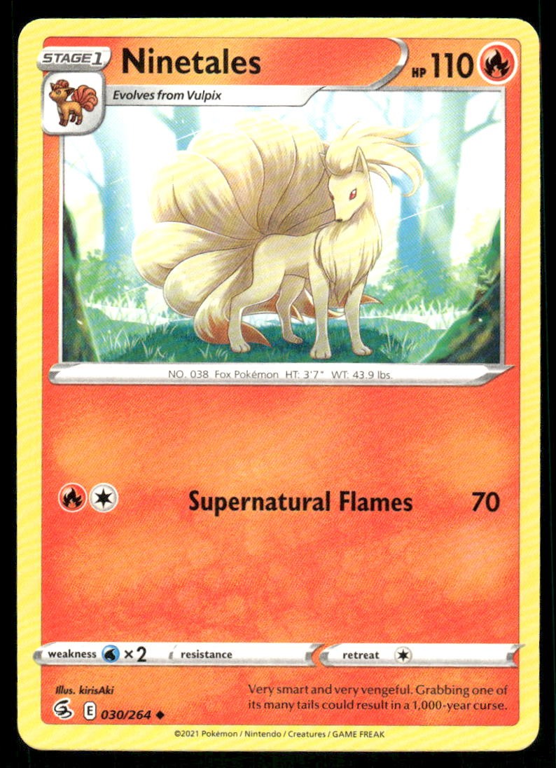 Ninetales 030/264 - Fusion Strike - Uncommon NM