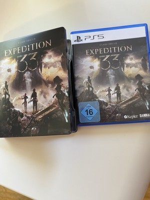 Claire Obscure Expedition 33 PS5 + Custom Made Steel book