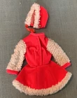 Vintage Barbie #1793 Skate Mates Suede Skating Dress/ Hat