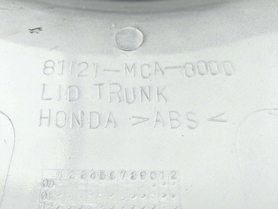 08 Honda Goldwing GL 1800 cubierta superior trasera maletero carenado plástico Foto 3 de 4