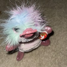 TY Beanie Boos - PETUNIA the Rainbow Platypus (Glitter Eyes)