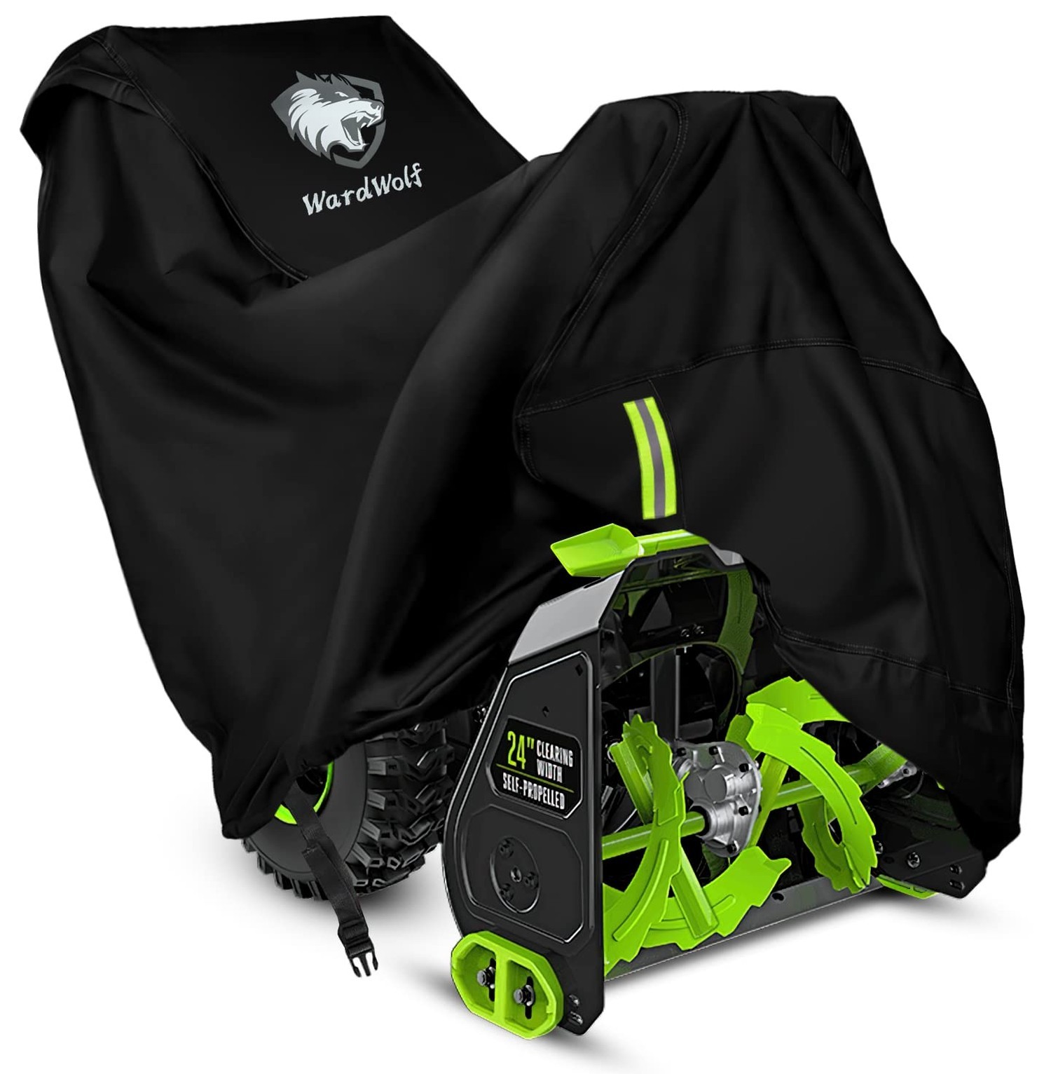 Cover, Fit Most Electric Two Stage Snowblowers, 600d Heavy D