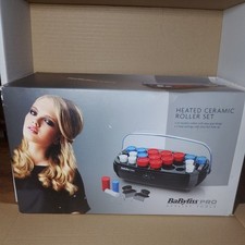BaByliss Pro Ceramic Heated Rollers Boxed w/ 15 Pins & 8 Clips