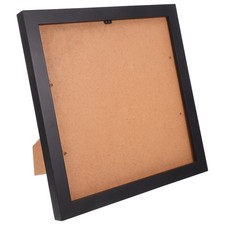 Wood Vinyl Record Display Frame Wall Mounted Black Album Cover Holder