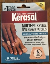Kerasal Multi-Purpose Nail Repair Patches for Finger/Toe Nails, 14ct