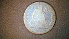 1873  US Seated Liberty Dime, Circulated .900 Silver (US-9241)