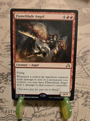 MTG Flameblade Angel Shadows over Innistrad Rare LP