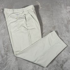 VTG 90s Polo Ralph Lauren Andrew Pants Mens 36x29 Beige Chino Made USA Fabric