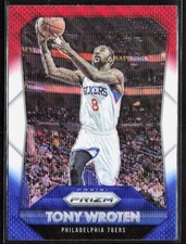 2015-16 Panini Prizm TONY WROTEN RWB Prizm Card #29 Philadelphia 76ers QTY