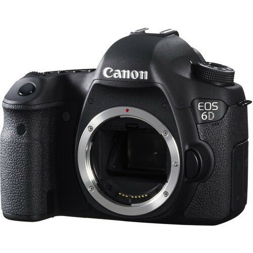 Canon EOS 6D 20.2MP Digital SLR Camera - Black (Body Only