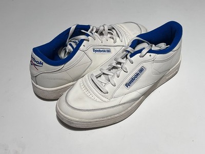 Men Reebok Club C 85 Men's Size 12 Chalk White Blue IE9388 - Used