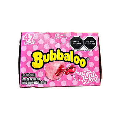 Tutti Frutti Bubbaloo Bubblegum
