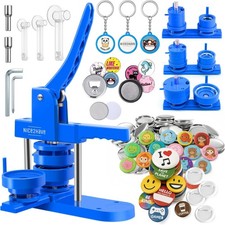 Button Maker Machine 1 1.25 2.5in Pin Maker Kit with 500