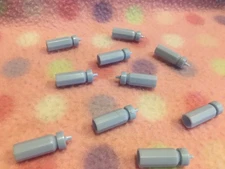 Doll Dollhouse Nursery Baby Bottles Accessory #10 Light Blue Set New!